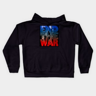 end the war Kids Hoodie